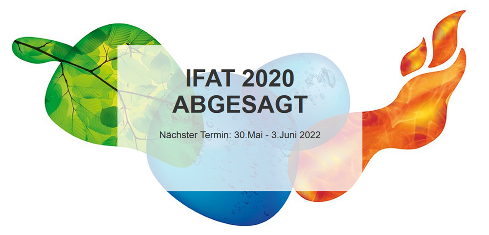 IFAT 2020 München abgesagt